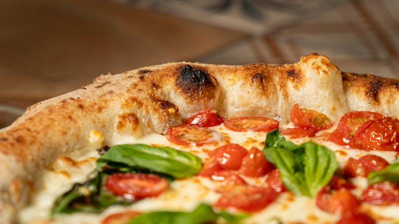 Spicy Diavola pizza with hot salami and chili